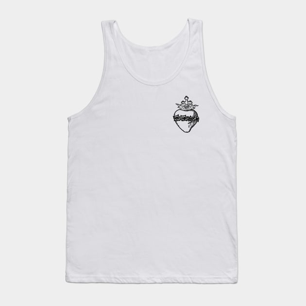 Sacred Heart Tank Top by tabernacletshirts